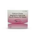 Tigbone Calcium Citrate, Magnesium, Zinc & Vitamin D3 Tablets