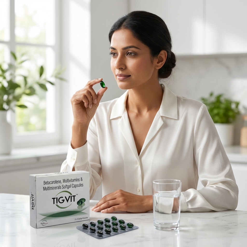 Tigvit Betacarotene Multivitamins & Multiminerals Softgel Capsules