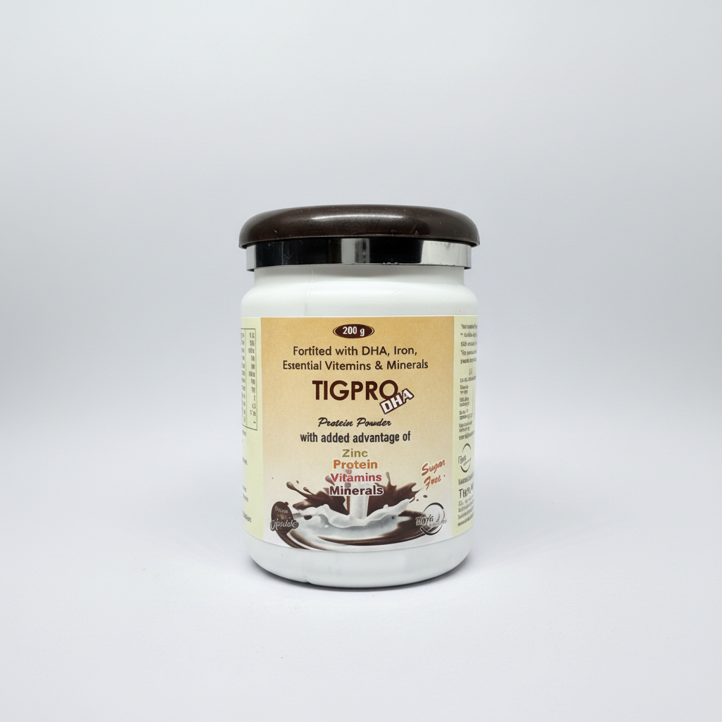 Tigpro DHA Protein Powder with Vitamins, Minerals & DHA