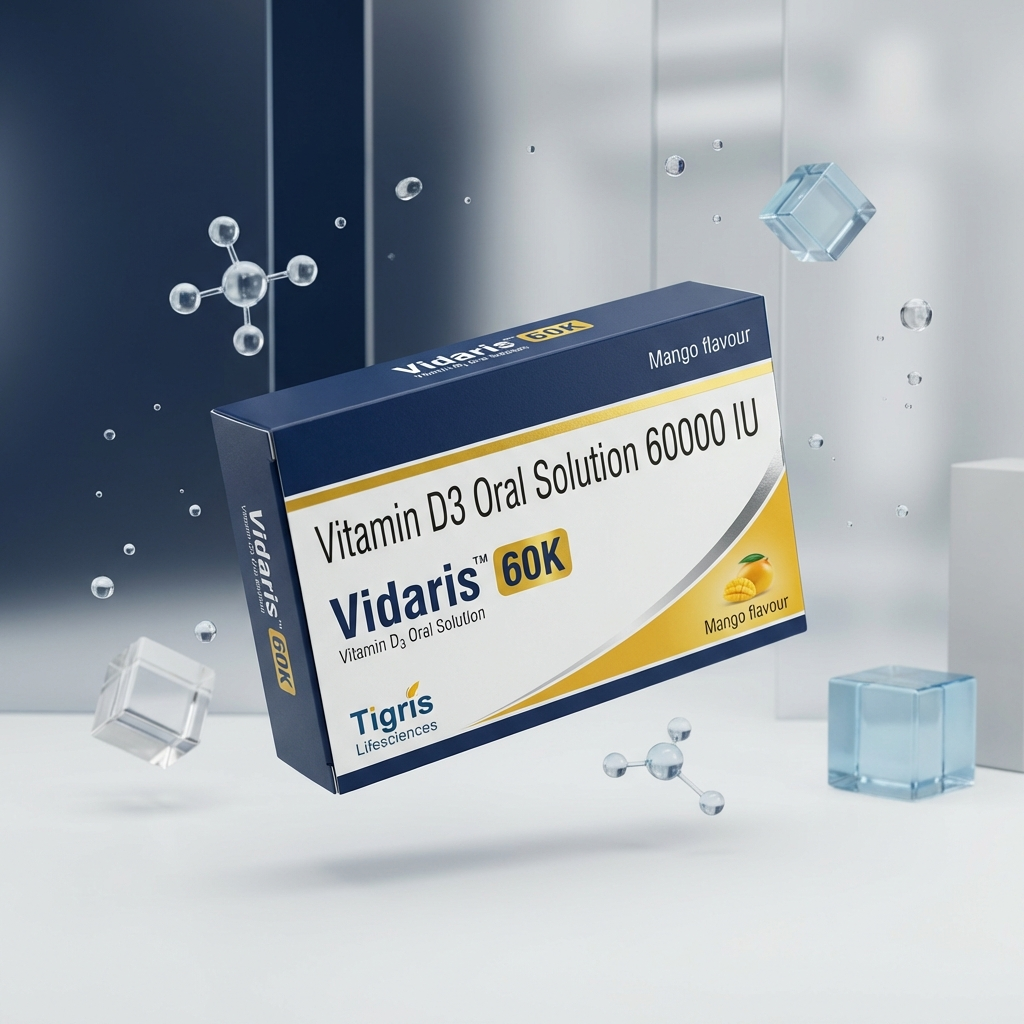 Vidaris Vitamin D3 (Cholecalciferol) 60000 IU Oral Solution