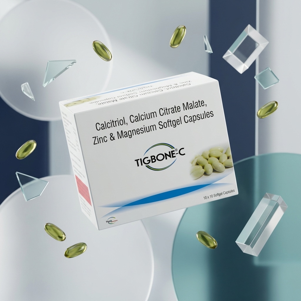 Tigbone-C Calcitriol, Calcium Citrate Malate, Zinc & Magnesium Softgel Capsules